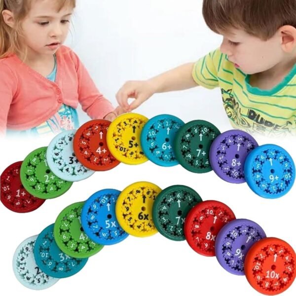 Math Learning Fidget Spinner Set
