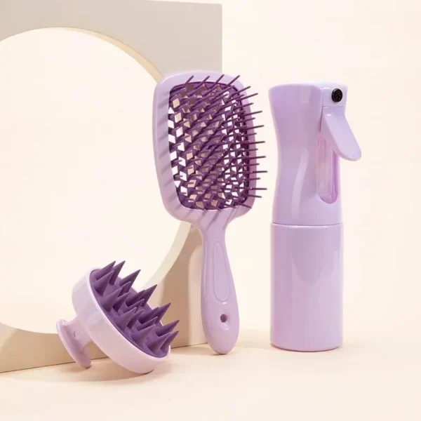 Hair Care Comb & Spray Bottle Set