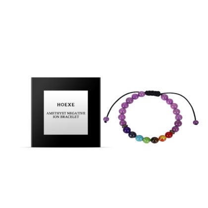 Amethyst & Crystal Couple Bracelet