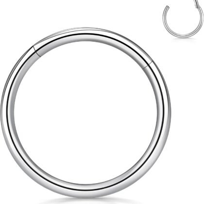 Steel Nose Hoop Piercing Jewelry
