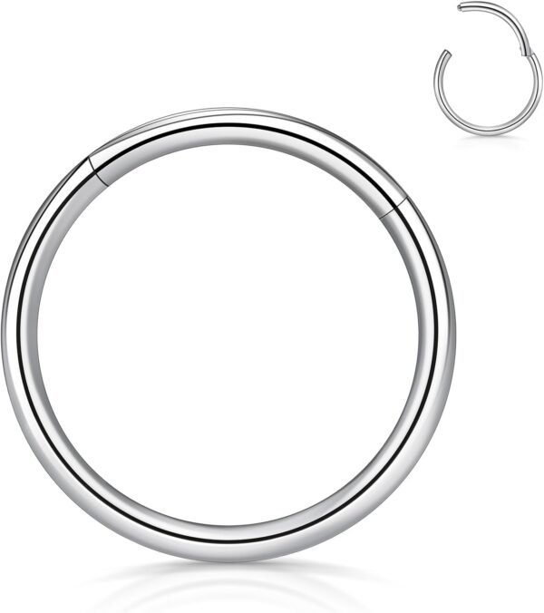 Steel Nose Hoop Piercing Jewelry