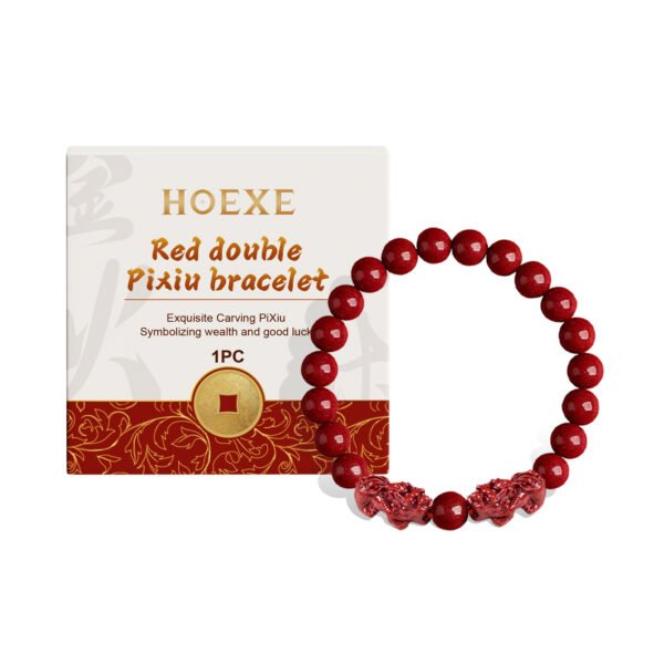 Red Double Pixiu Couple Bracelet