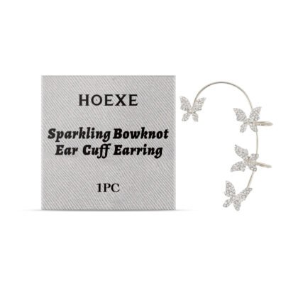Shiny Bow Butterfly Ear Clip