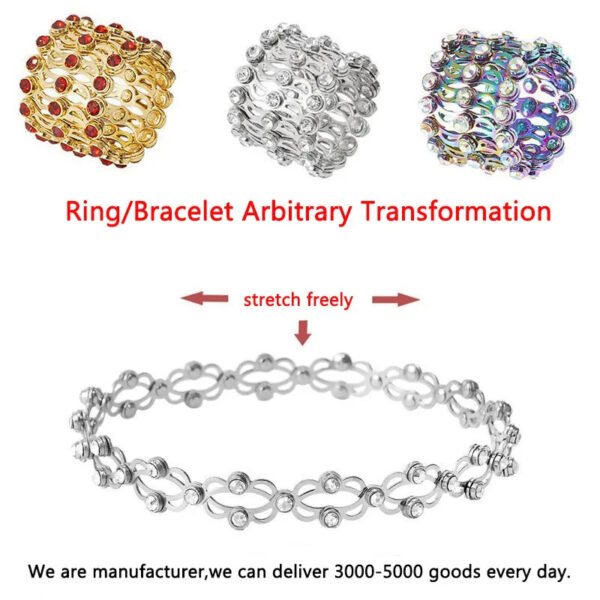 Stretchable Ring Bracelet for Women
